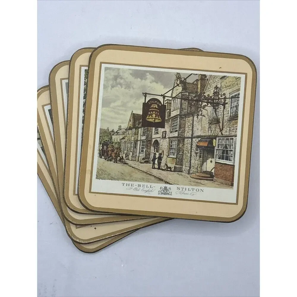Pimpernel Traditional Collection English Village Place Mats And Coasters Vintage